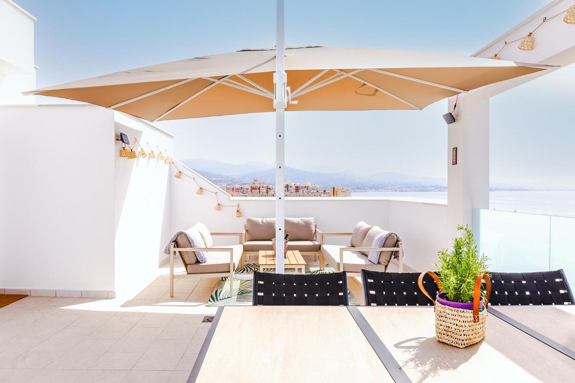 Ferienwohnung A&N Atico Vista Al Mar Torre Del Mar Exterior foto