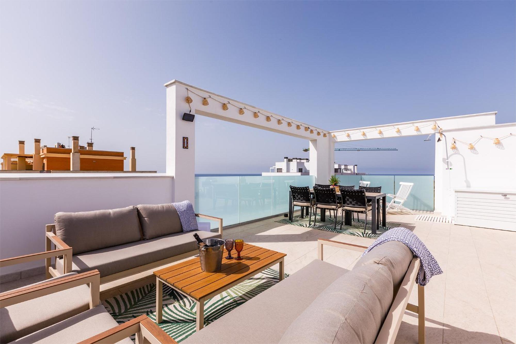 Ferienwohnung A&N Atico Vista Al Mar Torre Del Mar Exterior foto