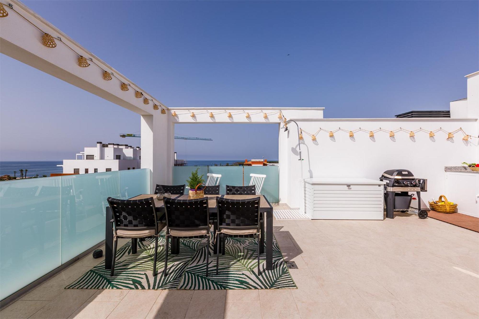 Ferienwohnung A&N Atico Vista Al Mar Torre Del Mar Exterior foto