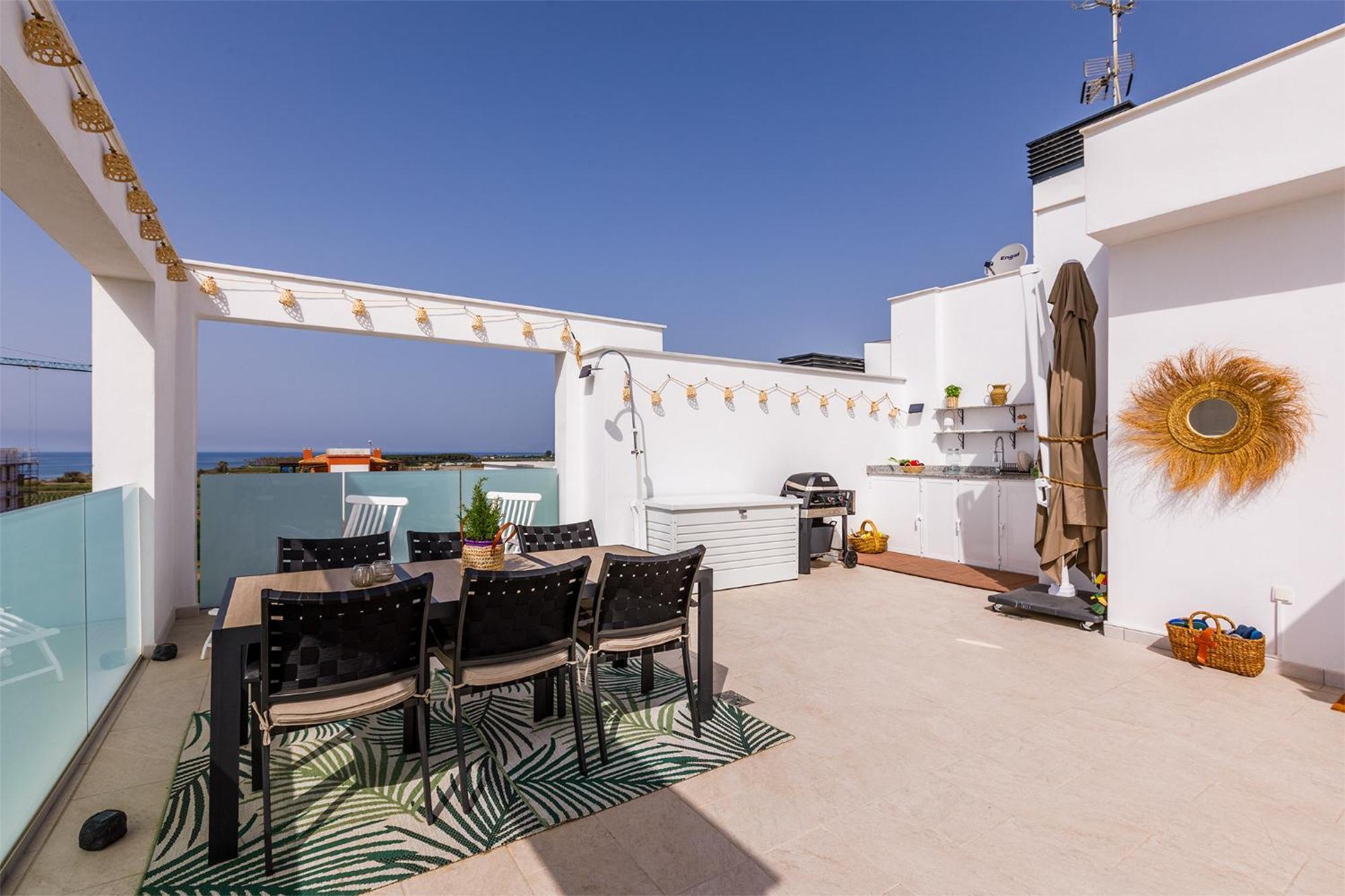 Ferienwohnung A&N Atico Vista Al Mar Torre Del Mar Exterior foto