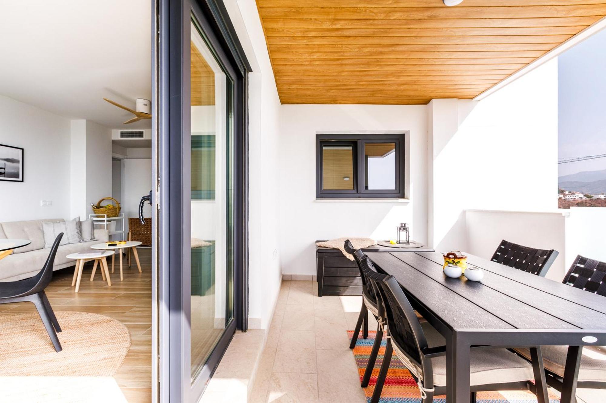 Ferienwohnung A&N Atico Vista Al Mar Torre Del Mar Exterior foto